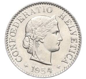 5 раппенов 1954 года Швейцария — Фото №1