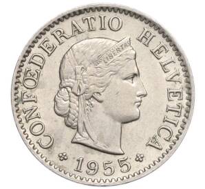 5 раппенов 1955 года Швейцария — Фото №1