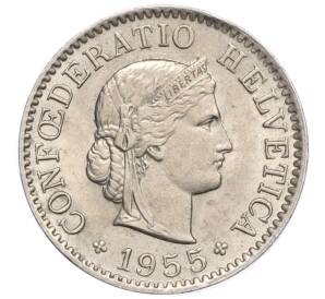 5 раппенов 1955 года Швейцария — Фото №1