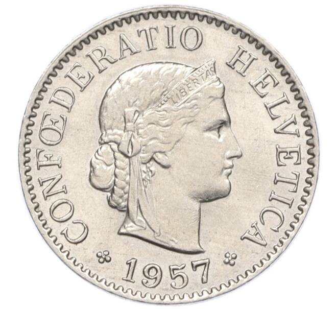 Монета 5 раппенов 1957 года Швейцария (Артикул K12-19992)
