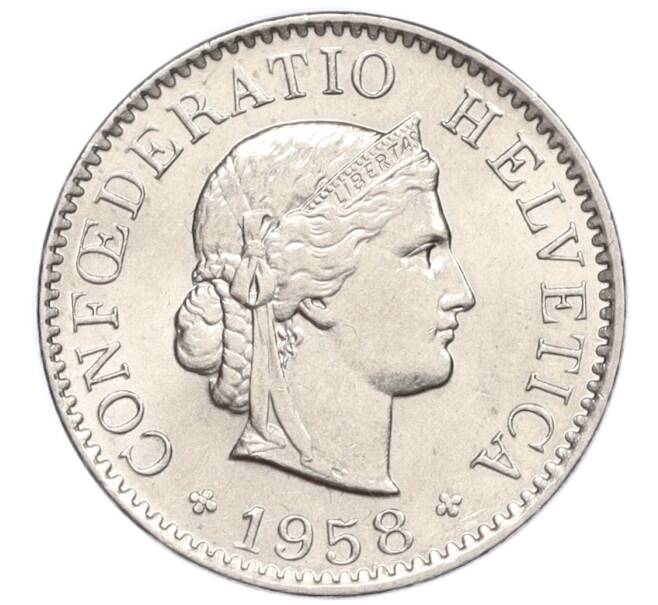 Монета 5 раппенов 1958 года Швейцария (Артикул K12-20000)