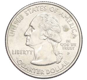 1/4 доллара (25 центов) 2007 года P США «Штаты и территории — Штат Юта»