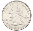 Монета 1/4 доллара (25 центов) 2002 года P США «Штаты и территории — Индиана» (Артикул K12-20046)