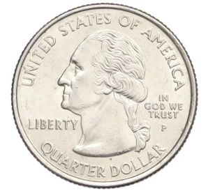 1/4 доллара (25 центов) 2002 года P США «Штаты и территории — Индиана»