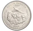 Монета 1/4 доллара (25 центов) 2006 года D США «Штаты и территории — Южная Дакота» (Артикул K12-20052)