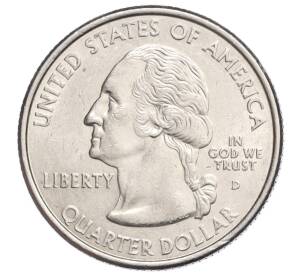 1/4 доллара (25 центов) 2002 года D США «Штаты и территории — Теннесси»