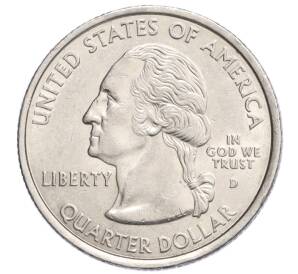 1/4 доллара (25 центов) 2001 года D США «Штаты и территории — Кентуки»