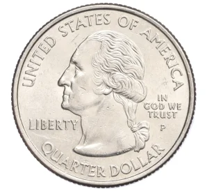 1/4 доллара (25 центов) 2002 года P США «Штаты и территории — Огайо»