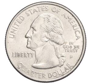 1/4 доллара (25 центов) 2002 года D США «Штаты и территории — Луизиана»