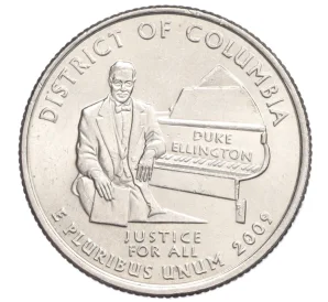 1/4 доллара (25 центов) 2009 года D США «Штаты и территории — Округ Колумбия»