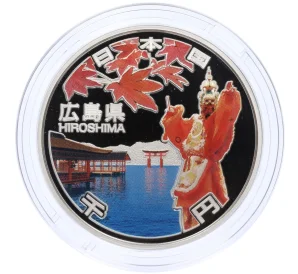 1000 йен 2013 года Япония «47 префектур Японии — Хиросима»