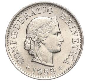 5 раппенов 1959 года Швейцария — Фото №1