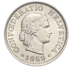 5 раппенов 1959 года Швейцария — Фото №1