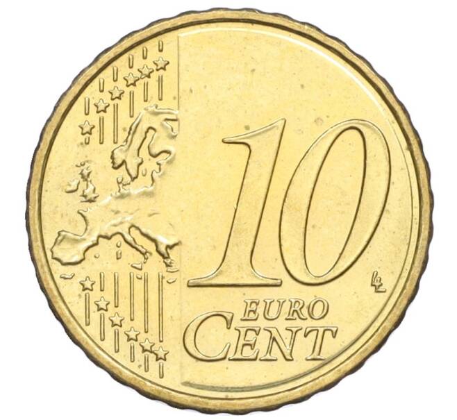 Монета 10 евроцентов 2008 года Кипр (Артикул K12-20028)