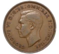 Монета 1 пенни 1937 года Великобритания (Артикул K12-20208)