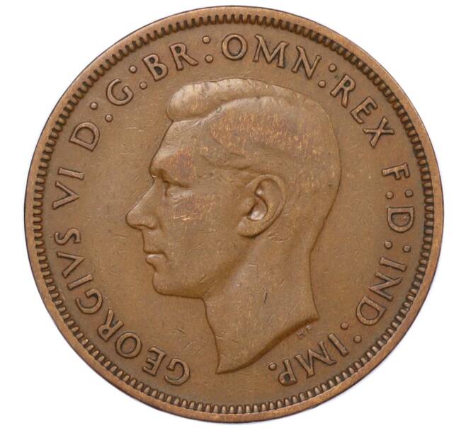 Монета 1 пенни 1938 года Великобритания (Артикул K12-20223)