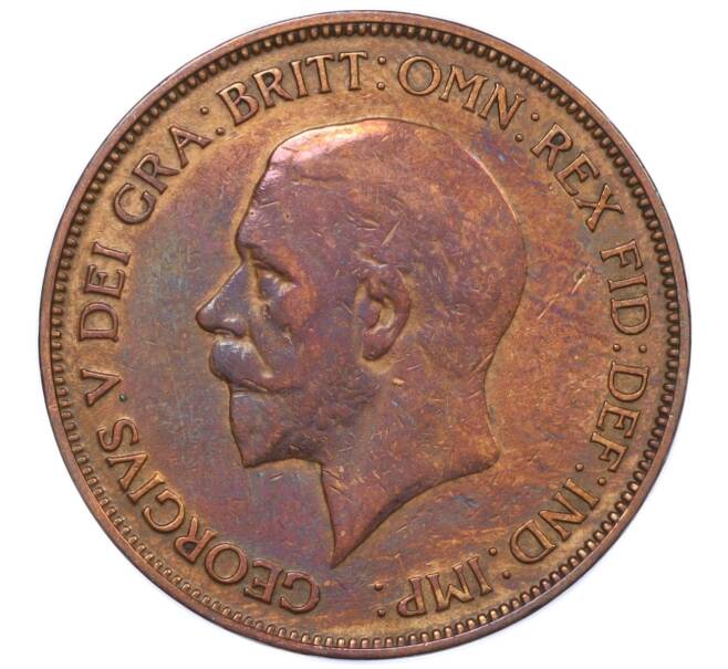 Монета 1 пенни 1934 года Великобритания (Артикул K12-20242)