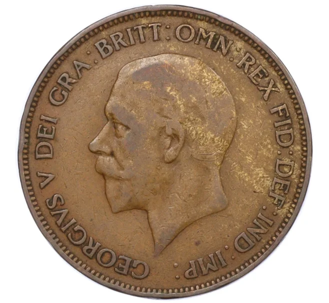 Монета 1 пенни 1935 года Великобритания (Артикул K12-20247)