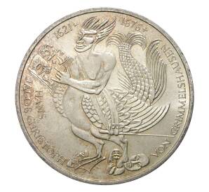 5 марок 1976 года Германия «300 лет со дня смерти Гриммельсгаузена» — Фото №1