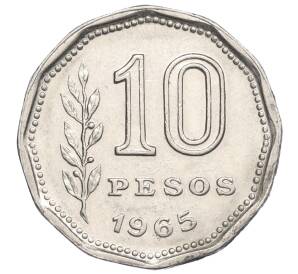 10 песо 1965 года Аргентина