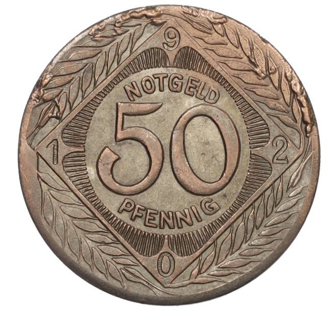 Монета 50 пфеннигов 1920 года Германия — город Олигс (Нотгельд) (Артикул K12-20259)