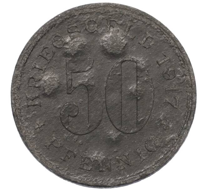 Монета 50 пфеннигов 1917 года Германия — город Ваттеншайд (Нотгельд) (Артикул K12-20269)