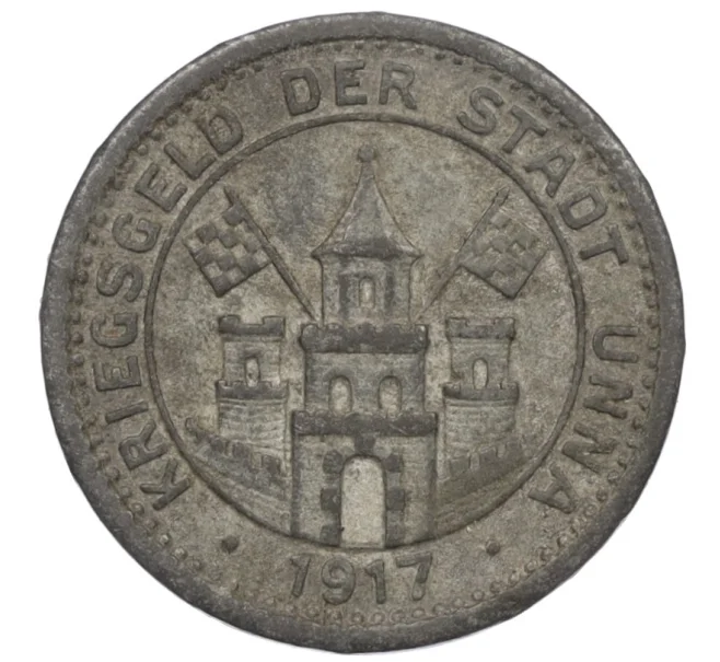 Монета 10 пфеннигов 1917 года Германия — город Унна (Нотгельд) (Артикул K12-20273)