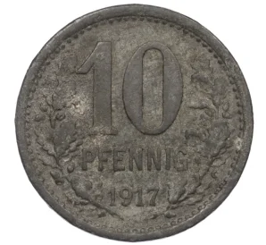 10 пфеннигов 1917 года Германия — город Унна (Нотгельд)