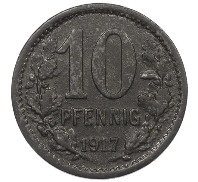 Монета 10 пфеннигов 1917 года Германия — город Унна (Нотгельд) (Артикул K12-20275)