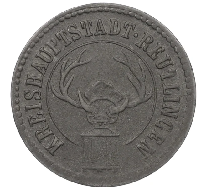 Монета 50 пфеннигов 1918 года Германия — город Ройтлинген (Нотгельд) (Артикул K12-20279)
