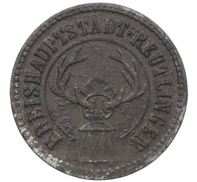 Монета 50 пфеннигов 1918 года Германия — город Ройтлинген (Нотгельд) (Артикул K12-20280)