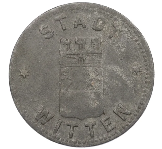 Монета 10 пфеннигов 1917 года Германия — город Виттен (Нотгельд) (Артикул K12-20285)