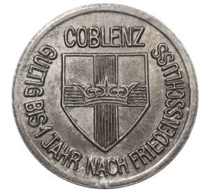 10 пфеннигов 1918 года Германия — город Кобленц (Нотгельд)