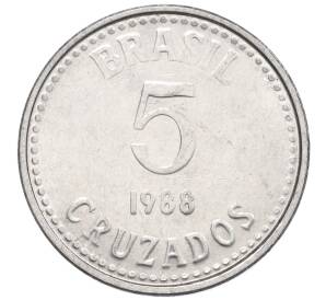 5 крузадо 1988 года Бразилия