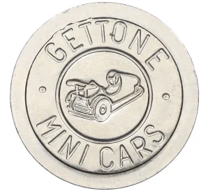 Жетон на одну поездку «Gettone Mini Cars» Италия