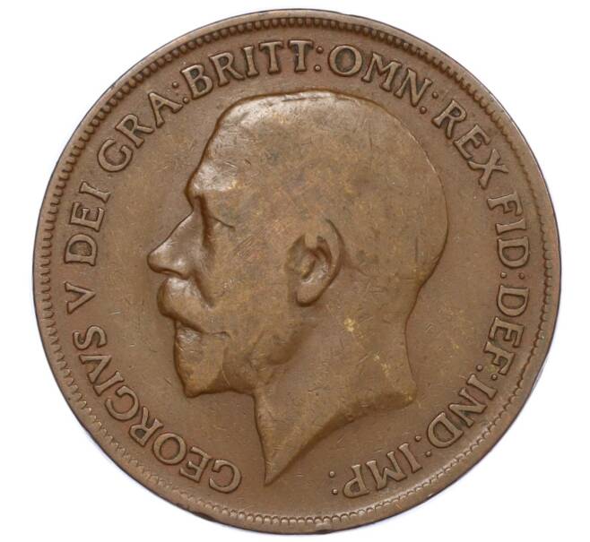 Монета 1 пенни 1921 года Великобритания (Артикул K12-20357)