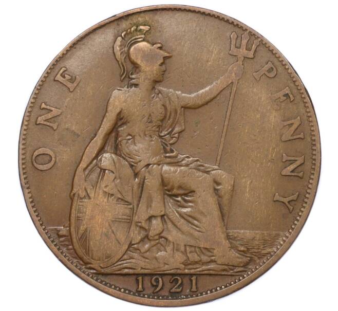 Монета 1 пенни 1921 года Великобритания (Артикул K12-20360)