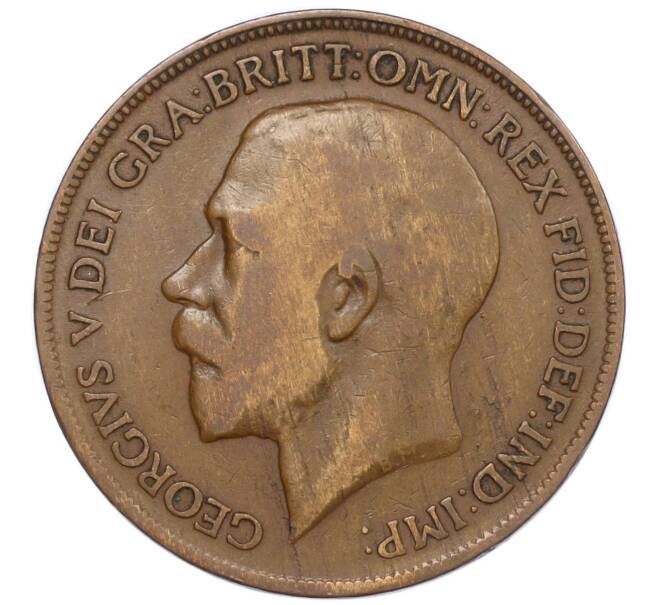 Монета 1 пенни 1921 года Великобритания (Артикул K12-20360)