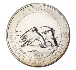8 долларов 2013 года Канада «Полярный медведь»