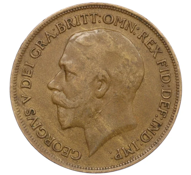 Монета 1 пенни 1914 года Великобритания (Артикул K12-20401)