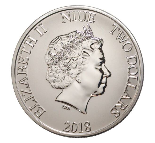 Монета 2 доллара 2018 года Ниуэ «Звездные войны — Штурмовик» (Артикул M2-7268)