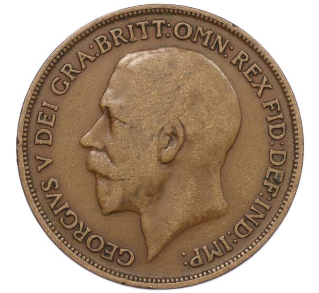 Монета 1 пенни 1915 года Великобритания (Артикул K12-20404)