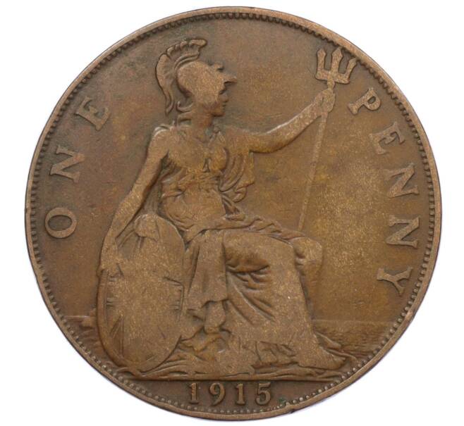 Монета 1 пенни 1915 года Великобритания (Артикул K12-20406)