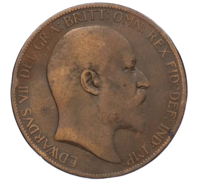 Монета 1 пенни 1903 года Великобритания (Артикул K12-20449)