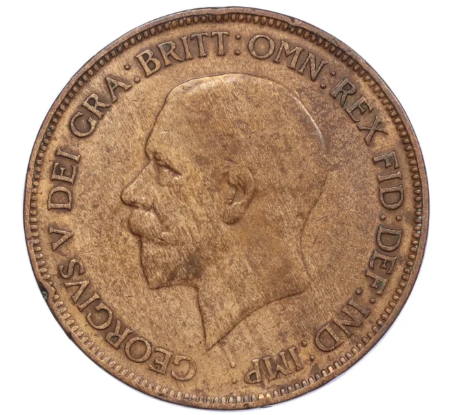 Монета 1 пенни 1930 года Великобритания (Артикул K12-20471)