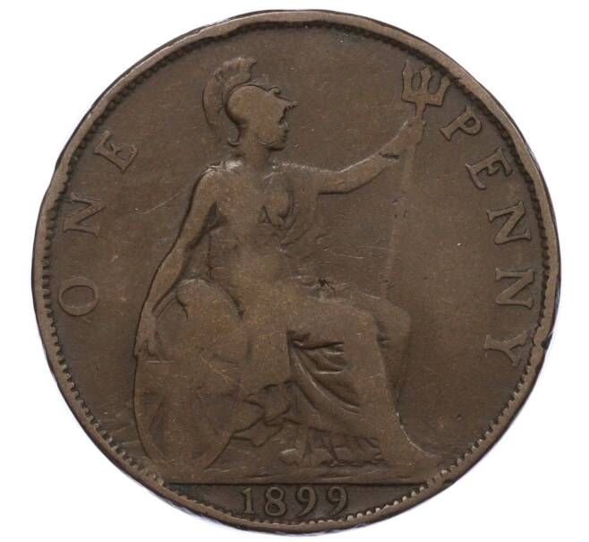Монета 1 пенни 1899 года Великобритания (Артикул K12-20476)