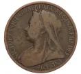 Монета 1 пенни 1900 года Великобритания (Артикул K12-20479)