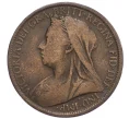 Монета 1 пенни 1900 года Великобритания (Артикул K12-20480)