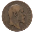 Монета 1 пенни 1902 года Великобритания (Артикул K12-20485)