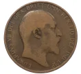 Монета 1 пенни 1905 года Великобритания (Артикул K12-20495)